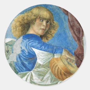 BLUE CHRISTMAS ANGEL SKAPAR MUSIC RUNT KLISTERMÄRKE