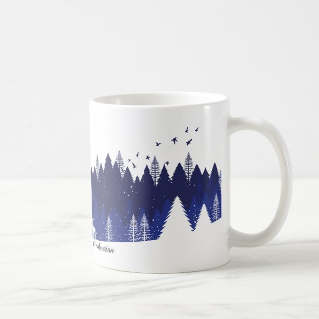 Blue Christmas Mug Kaffemugg (Höger)