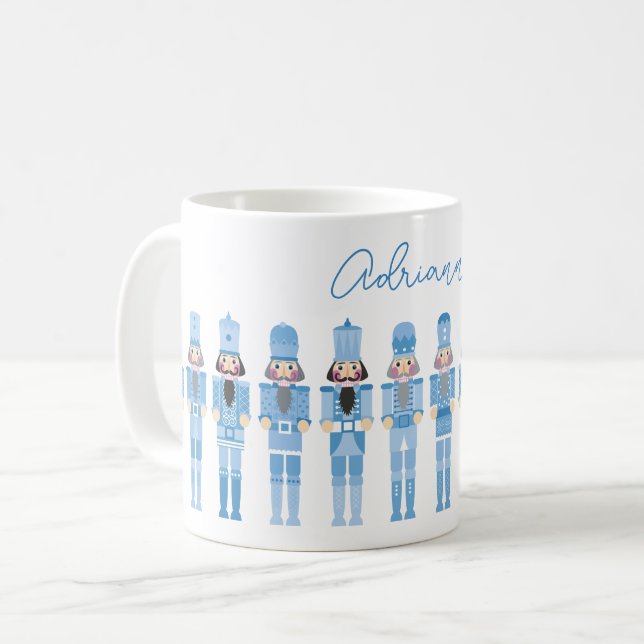 BLUE CHRISTMAS NUTCRACKERS KAFFEMUGG (Framsida vänster)