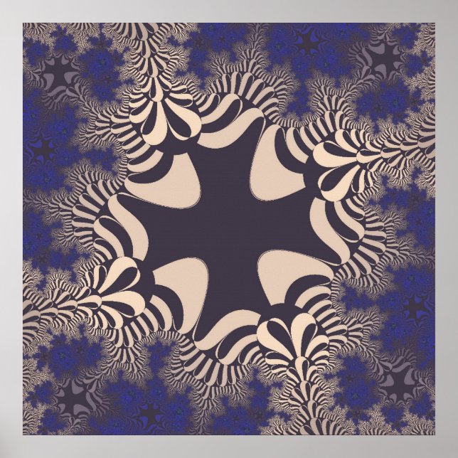 Blue Chrome Kor Poster (Framsidan)