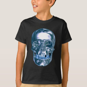 Blue Chrome Skull Shirt Tröja