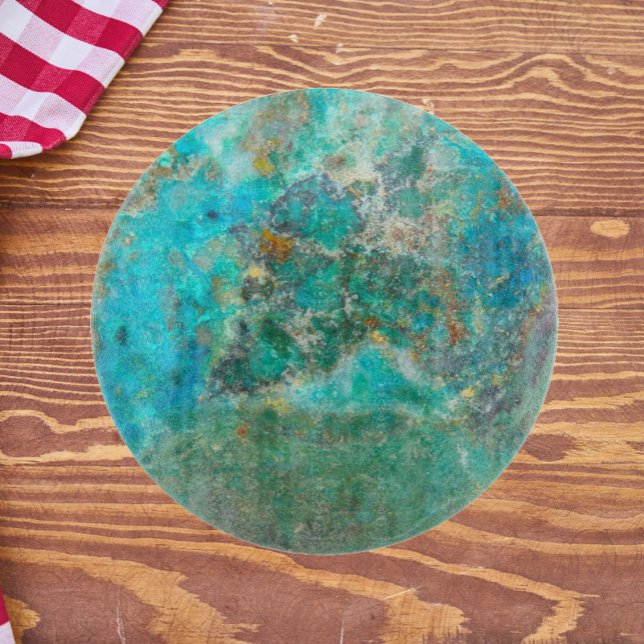 Blue Chrysocolla Mineral Stone (In Situ)