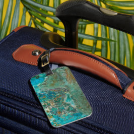 Blue Chrysocolla Mineral Stone Bagagebricka