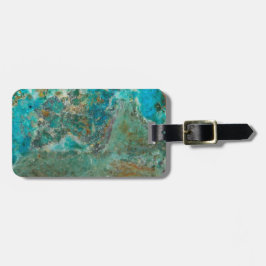 Blue Chrysocolla Mineral Stone Bagagebricka