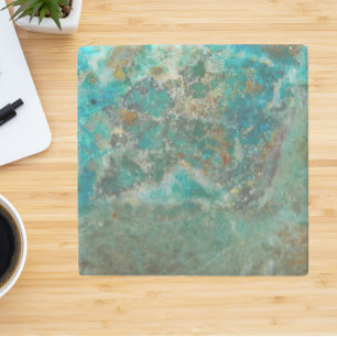 Blue Chrysocolla Mineral Stone Stenunderlägg