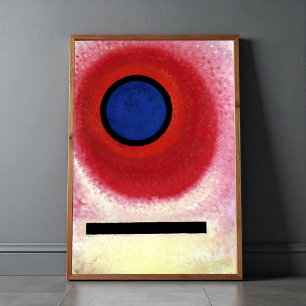 Blue Circle II av Kandinsky 1925 Fototryck