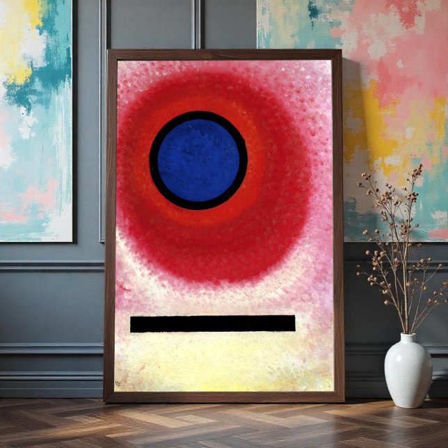 Blue Circle II av Kandinsky 1925 Poster (Skapare uppladdad)