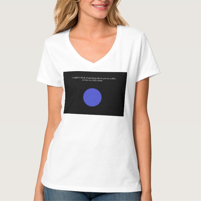 Blue Circle T Shirt (Framsida)