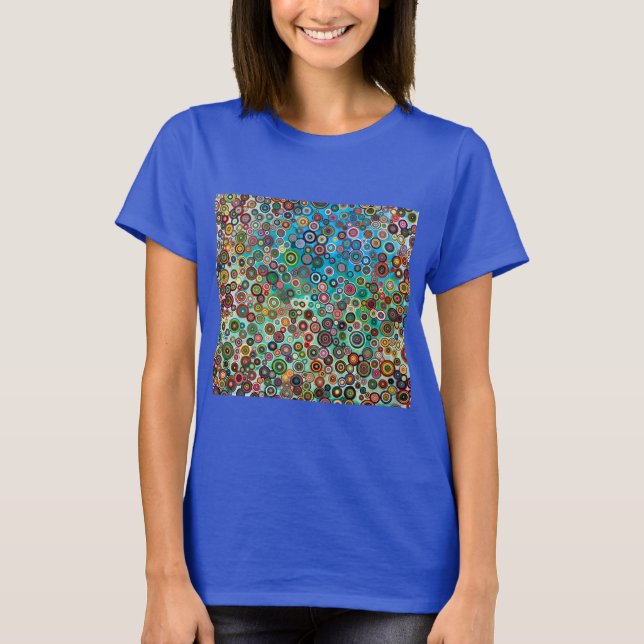 blue circles tee shirt (Framsida)