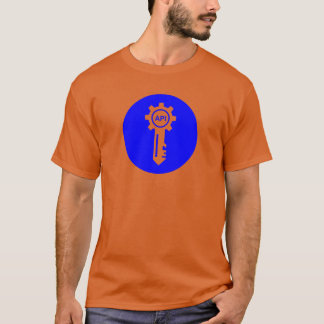 Blue Circular API Key Icon T Shirt