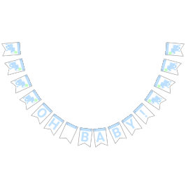 Blue Circus Cute Elephant Baby Shower Oh Baby Vimplar