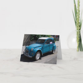 Blue Citroën 2CV Kort