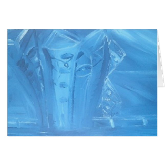 Blue City Crew Hälsningskort (Framsidan Horizontal)