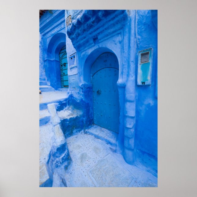 Blue City Door Poster (Framsidan)