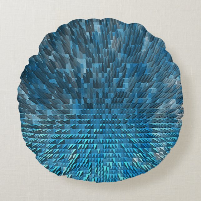 Blue City..... Rund Kudde (Framsidan)