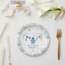 Blue ClothestLine-Kallet utanför Pojke Shower