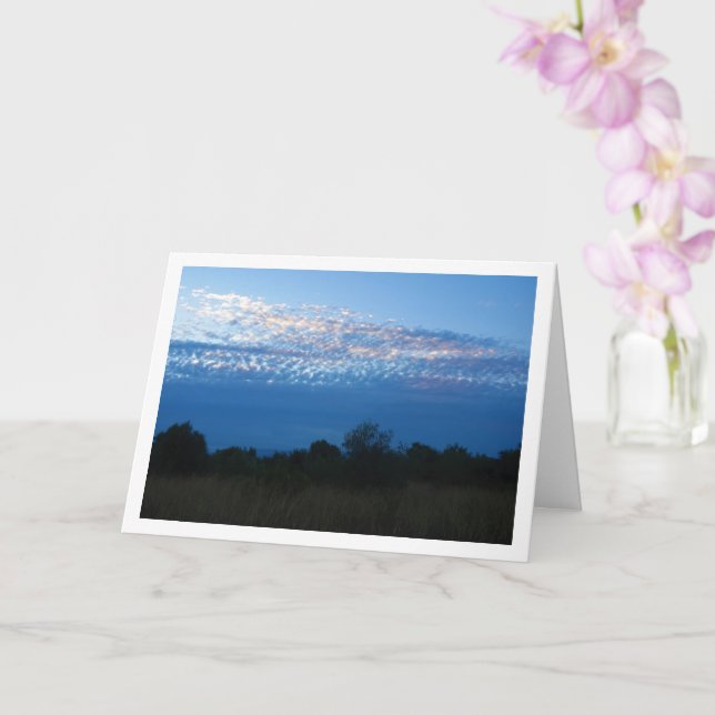 Blue Cloudscape Kort (Orkide)