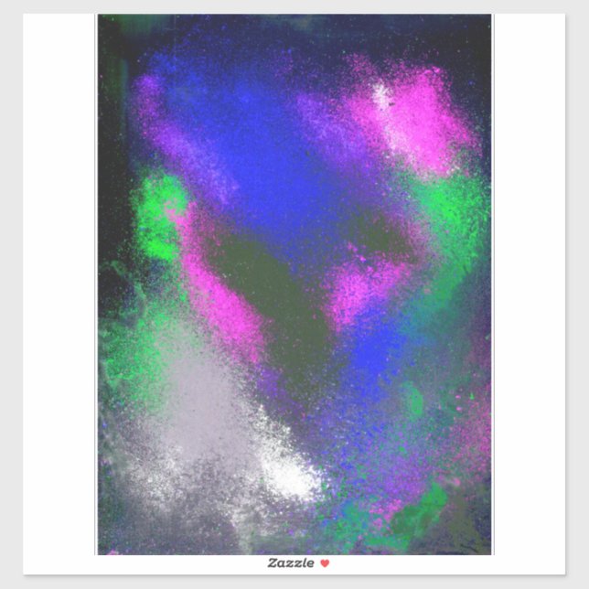 "Blue Clusters" Vinyl Craft-märkning Klistermärken (Ark)