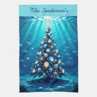 Blue Coastal jul Kitchen Towel Kökshandduk