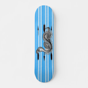 Blue Cobra - Anpassad Skateboard Bräda 19,5 Cm