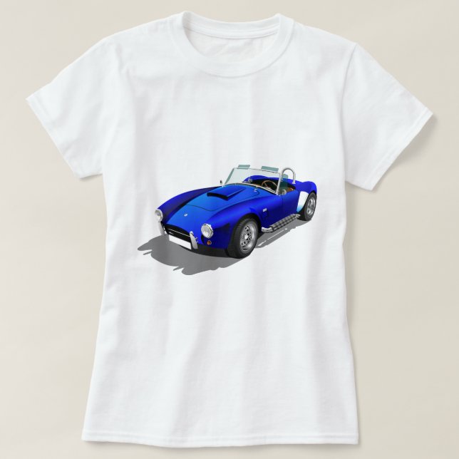 Blue Cobra Car T Shirt (Design framsida)