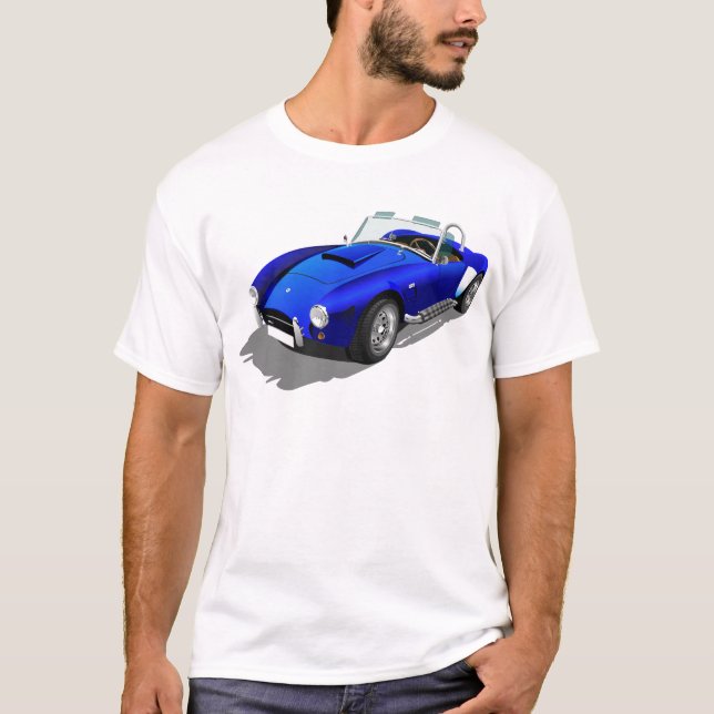 Blue Cobra Car Tee Shirt (Framsida)