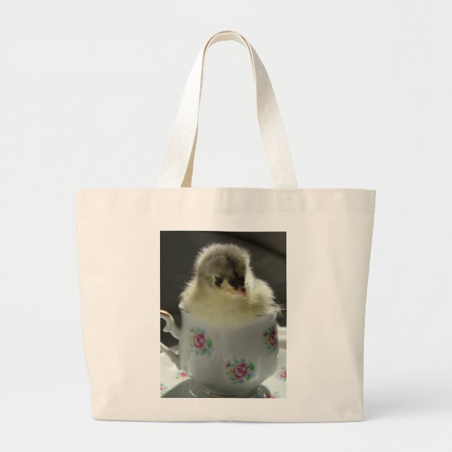 Blue Cochin Chick i Tekopp Jumbo Tygkasse (Framsidan)