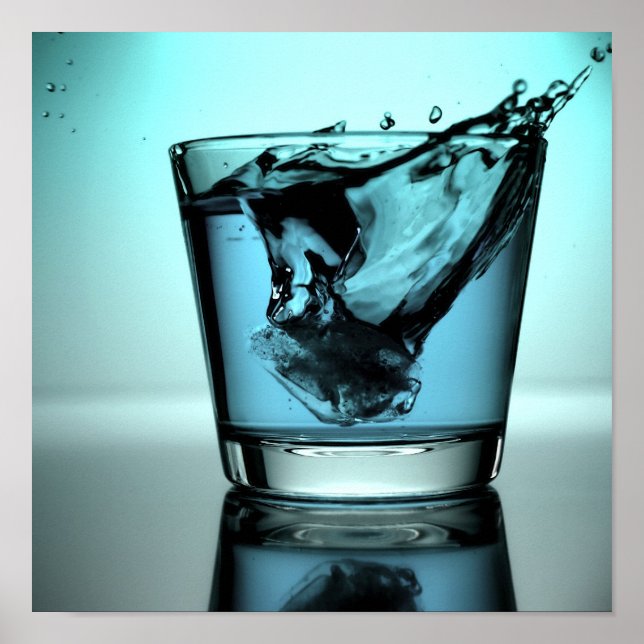 Blue cocktail poster (Framsidan)