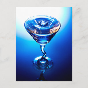 Blue Cocktail Vykort