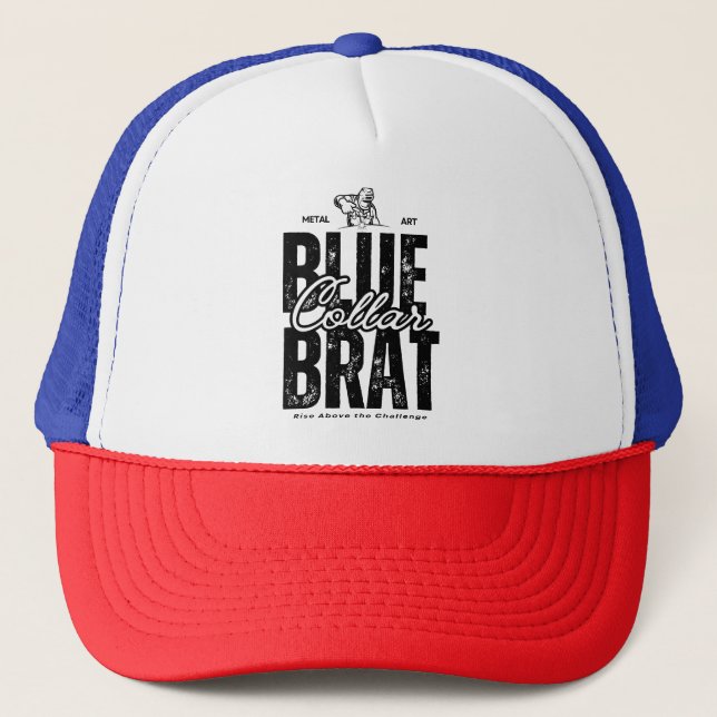Blue Collar Brat Truckerkeps (Framsida)