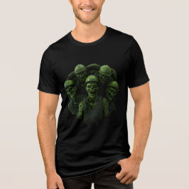 Blue Collar Halloween Zombies T Shirt