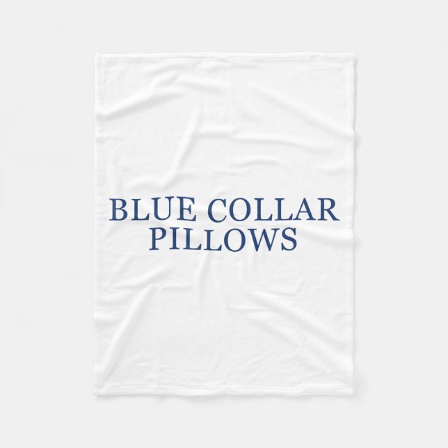 Blue Collar Llows Funny Quote  Fleecefilt (Framsidan)