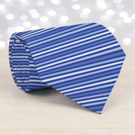 Blue Color Stripes Necktie Slips