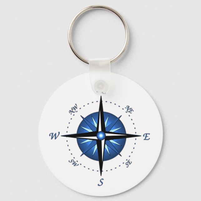 Blue Compass Ro Nyckelring (Framsida)
