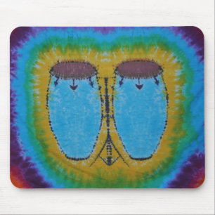 Blue Conga Drums Tie Dye Musmatta