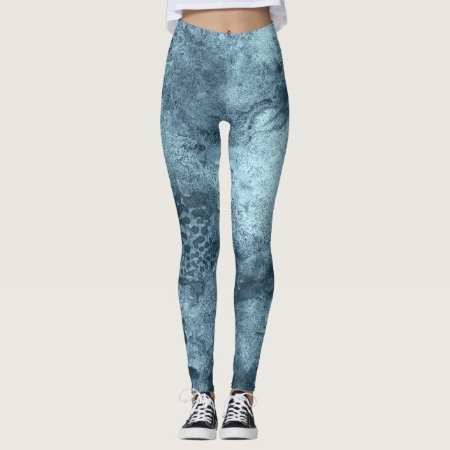 Blue Coral Leggings (Framsida)
