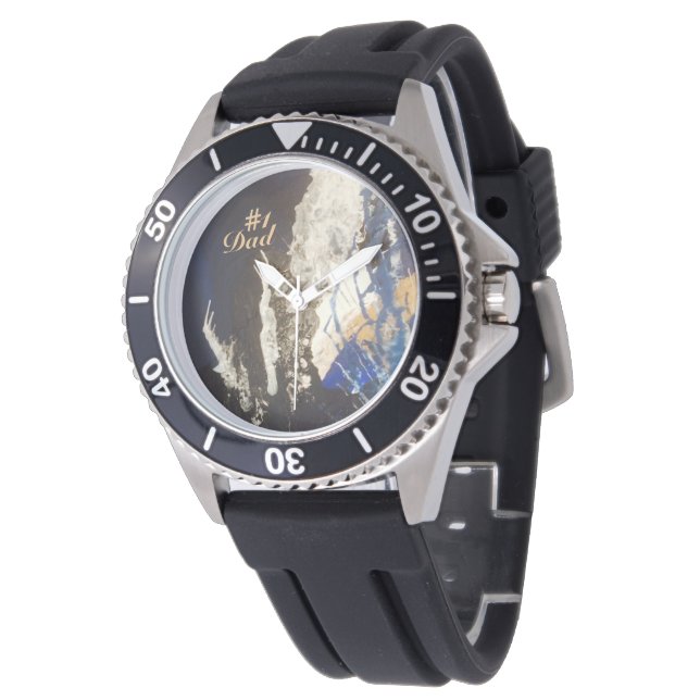 Blue Coral Reef Watch Armbandsur (Vinklad)