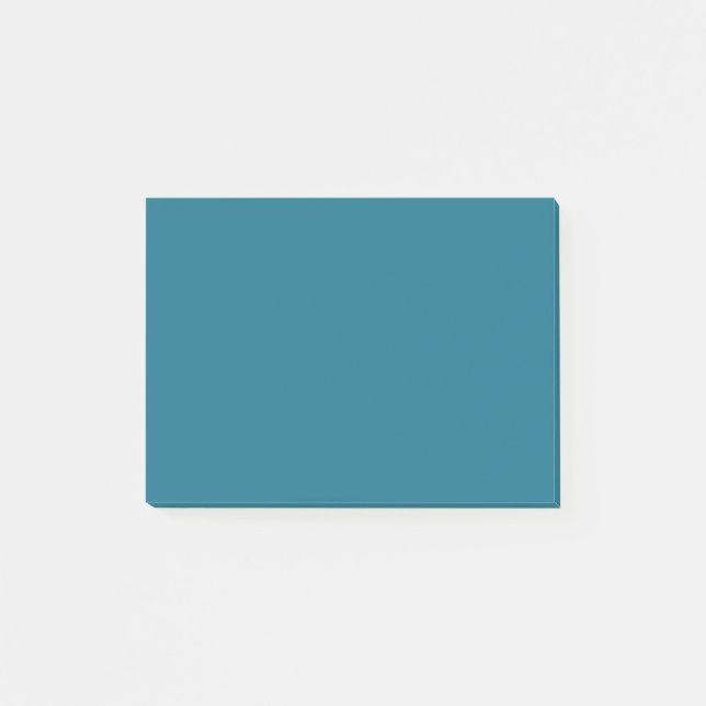 Blue Coral Steel Muren Teal 2015 Färg Trend Post-it Block (Framsida)