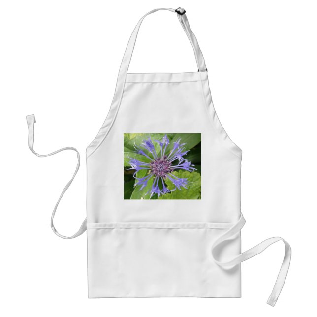 Blue Cornblomma Apron Förkläde (Framsidan)