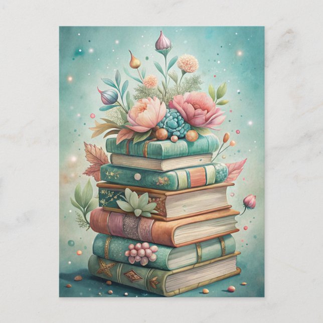 Blue Crab Coastal Beach Ocean Life Painting  Vykort (Framsida)