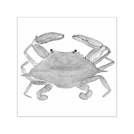 Blue Crab frimärke Självfärgande Stämpel