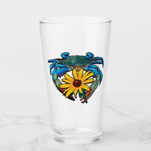 Blue Crab Maryland Black-Eyed Susan Glaskopp