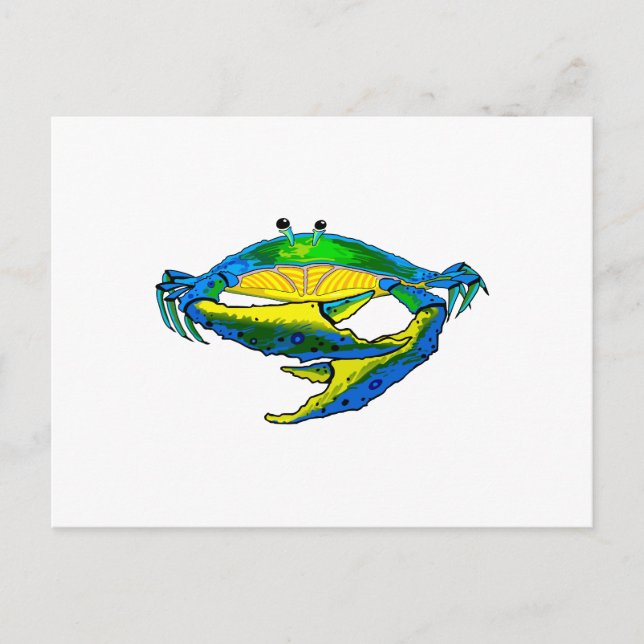 BLUE CRAB VYKORT (Framsida)