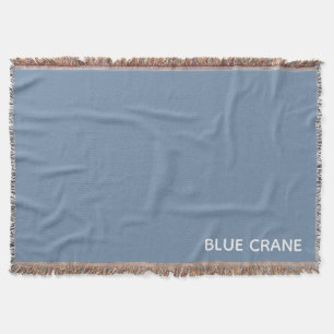 Blue Crane Blue färg namn Filt