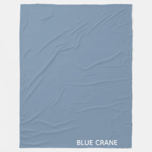 Blue Crane Blue färg namn Fleecefilt