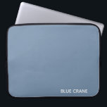 Blue Crane Blue färg namn Laptop Fodral<br><div class="desc">Blue Crane Blue färg namn</div>