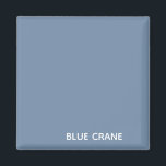 Blue Crane Blue färg namn Magnet<br><div class="desc">Blue Crane Blue färg namn</div>