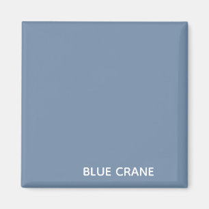 Blue Crane Blue färg namn Magnet