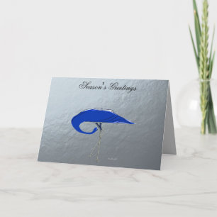 Blue Crane Helgkort
