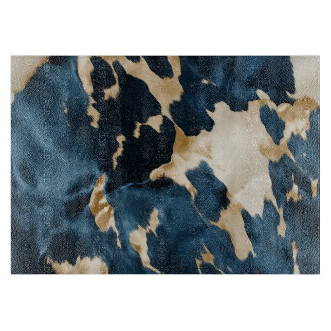 Blue Cream Guld Cowboy Cowgirl Cowhide (Framsidan)